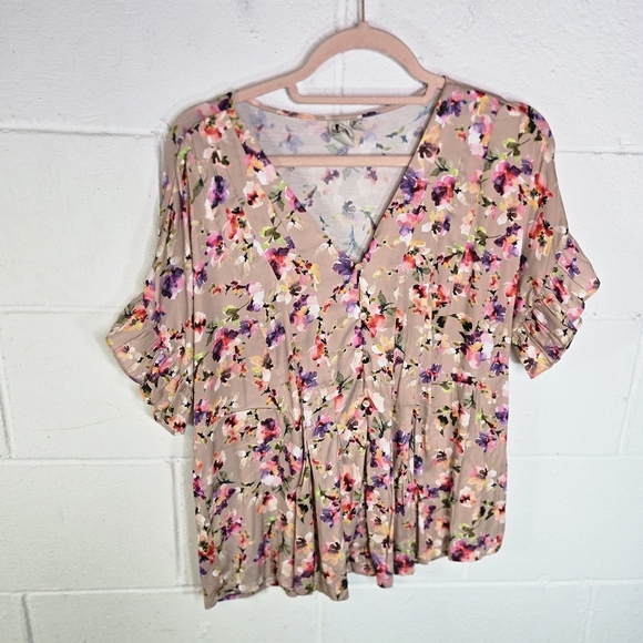 Anthropologie Dolan Rose Floral Button Cottagecore Blouse - Picture 10 of 11